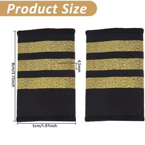 Insignia de Charretera DE LA Marina Real con etiqueta de logotipo bordada a mano y marca personalizada para uso de uniforme tradicional - Product Image 6