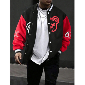 Người Đàn Ông Thư Đồ Họa Màu Khối Drop Vai Chất Lượng Cao Độ Bền Thoải Mái Tốt Nhất Chất Liệu Mềm Mại Thiết Kế Độc Đáo Áo Khoác Mùa Đông - Product Image 4