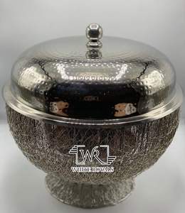 Dernière arrivée notre conception personnalisée chauffe-plats buffet pour la restauration de mariage du golfe arabe en acier avec couvercle marmite - Product Image 5