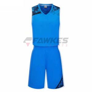 Good Quality Basketball Uniform Custom Team Men Training Shirt Short Adults Sports Plain Color Basketball Uniform - Product Image 1