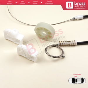 ชุดซ่อมแซมกระจกหน้าต่าง BWR627ชุดประตูหน้าขวาสำหรับโปโล MK3 6N1 6N2แฮทช์แบค1994-2001ประตู6N4837462บานอะไหล่รถยนต์ - Product Image 6