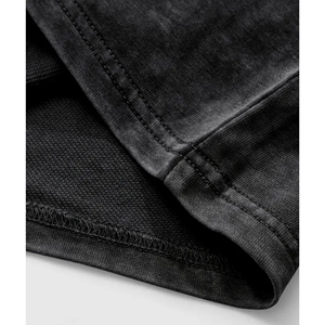 Camiseta Extra Grande para Hombre, 100% Algodón, Lavado Ácido, 250 GSM, Estilo Vintage, Lisa, al por Mayor - Product Image 6