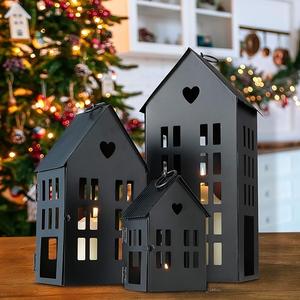 Juego de 3 farolillos navideños hermosos y exigentes, decoración para fiestas navideñas festivas y otras ocasiones, gran idea de regalo - Product Image 4