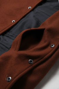 Chaqueta Universitaria de Lona para Hombre, Cómoda, Transpirable, Impermeable, Cortavientos, Ligera, de Alta Calidad, Personalizable, Último Diseño - Product Image 3