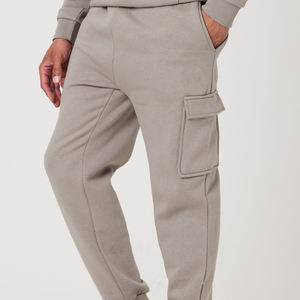 กางเกงคาร์โก้สำหรับผู้ชายกางเกงกีฬาขาตรงสีทึบกางเกงคาร์โก้แบบกำหนดเอง - Product Image 5