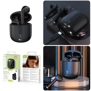 Home Digitalome-Auriculares para juegos intrauditivos inalámbricos, color negro, con micrófono, resistente al agua, para uso en teléfonos móviles/ordenadores y viajes - Product Image 5
