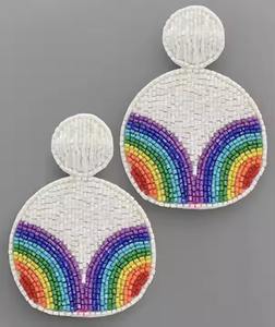 Nueva moda exagerada hecha a mano cuentas de semillas bordado étnico bohemio flor gota pendientes fiesta joyería JAVED artesanías - Product Image 2