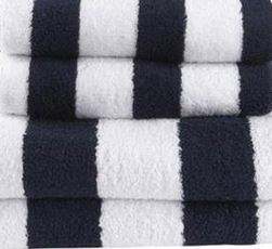 Toallas de rizo teñidas con hilo de algodón 100% suaves, absorbentes y perfectas para días de playa o uso doméstico - Product Image 5