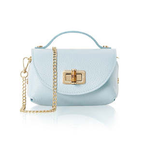 Mini bolso chic con asa superior – Bandolera de cuero italiana hecha a mano-PS643A - Product Image 2