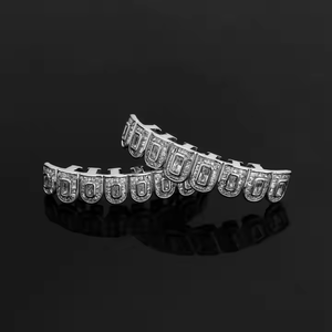 Premium 925 Argent Moissanite Diamant Grills Haute Qualité Glacé Hip Hop Dents Bijoux Hommes À La Mode Accessoire Cadeau Pour Hommes - Product Image 4