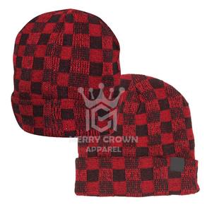 Gorro unisex de invierno, gorro de punto de alta calidad personalizable con gorro jacquard bordado de diseñador - Product Image 5
