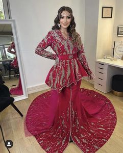 NEWLY---DESIGNER SOIRÉE CAFTAN ROBE AVEC BRODERIE LOURD DE DABKA, CRISTAL VERRE PERLES, VERRE TRAVAIL DE la PIERRE POUR LE MARIAGE @ 2022 - Product Image 1