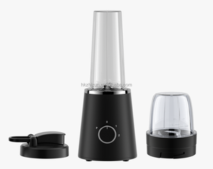 Juego de licuadora de mezcla de alimentos saludables sin BPA de 600ml, tarro de jugo portátil, vaso de plástico de grado alimenticio, fabricante de batidos domésticos, 3 velocidades variables - Product Image 1