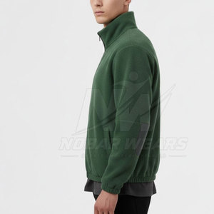 Outdoor Training Fleece Wear <b>Men's</b> <b>Pullover</b> Mock Neck Lightweight Warm Winter Sports Apparel Long Sleeve Custom <b>Jacket</b> For <b>Men</b> - Product Image 4