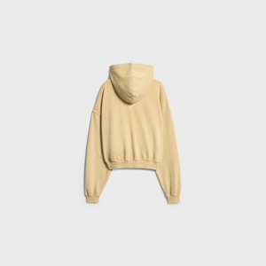 Pantalones de chándal con capucha de algodón pesado de invierno personalizados, conjunto de chándal con cordón para mujer, diseño Vintage lavado con ácido personalizado - Product Image 6