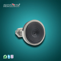 FT-50S Base de pied robuste réglable en acier inoxydable de haute qualité Coussinets de pied en caoutchouc antidérapants et antichocs