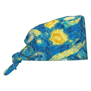 Réglable Beauté Élégant Gommage Chapeau Personnalisé Hommes Femmes Médecin Chirurgical Impression Gommage Chapeau Infirmière Dentaire Soins Infirmiers Chapeau Médecin - Product Image 1