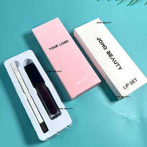 3in1リキッドリップスティックとリップライナーセット長持ちするマットリップグロスとリップライナーペンシルセットボックスプライベートロゴビーガンコスメティックキット - Product Image 5