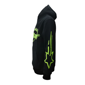 Sudadera con capucha con estampado 3D de algodón para hombre, Sudadera con capucha con mangas estampadas de espuma, sudaderas con capucha informales sin cuerdas para hombre - Product Image 3