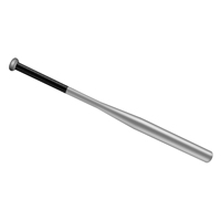 Bâton de baseball en alliage d'aluminium monobloc de couleur bleu/noir/rouge/argent, étui en cuir, design personnalisé, léger, haute performance