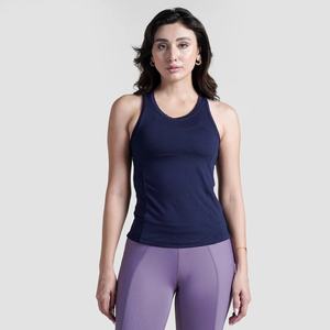 Camiseta sin mangas holgada de jersey 100% algodón con escote bajo para mujer, talla grande, informal, de color liso, tipo singlet, transpirable y de secado rápido. - Product Image 1