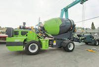 Camion malaxeur à béton autochargeur hydraulique importé, certifié CE, 4 m³, 4x4, diesel, véhicule de construction mobile