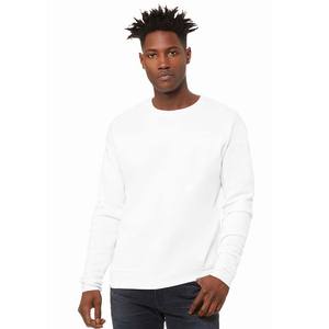 Bella Canvas Negro Bordado Unisex Fleece Sudadera Cuello Redondo - Product Image 3