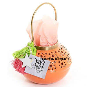 Pot à bonbons design en métal d'excellente qualité fait à la main en gros serveur de noix classique élégant en gros pot à fruits secs en métal - Product Image 2