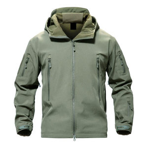 Veste Softshell de Luxe à Fermeture Éclair Intégrale, Confortable, Style Urbain, Personnalisable, Extérieur en Nylon, Saison Hiver, Séchage Rapide, Coupe-Vent, Respirante - Product Image 2