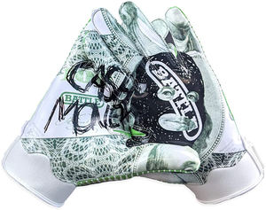 Étiquette personnalisée à prix compétitif, nouvel arrivage, meilleure vente, matériau frais, créez vos propres gants de Football américains - Product Image 5