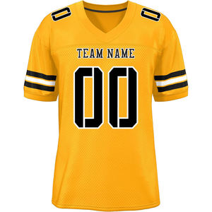 Maillots de football américain personnalisés à séchage rapide, antibactériens, protection UV, en maille polyester respirante, streetwear, clubwear, sportswear - Product Image 1