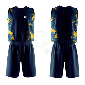 Uniforme de Voleibol de Alto Rendimiento, Ligero, 100% Poliéster, Ajuste Ajustable, Transpirable, Pantalones Cortos, Logotipo Personalizado - Product Image 4