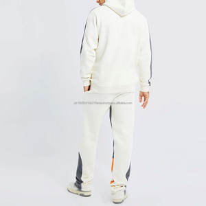 100% coton de haute qualité lavage à l'acide pantalon évasé ensemble de survêtement en gros matériel durable surdimensionné pour hommes - Product Image 2