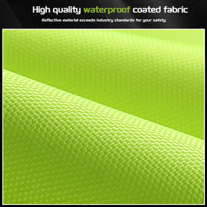 Combinaison de travail de sécurité réfléchissante à haute visibilité, uniforme de sécurité imperméable d'hiver avec logo personnalisé pour les services de sécurité - Product Image 4