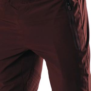 Pantalon de jogging bordeaux coupe ajustée pour hommes haute qualité 100% coton Leggings de fitness décontractés vêtements de sport à l'avant plat - Product Image 6