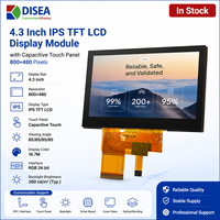 Module d'affichage LCD TFT IPS personnalisé de 4,3 pouces 800x480 avec écran tactile capacitif pour équipement industriel Fabricant OEM ODM B2B