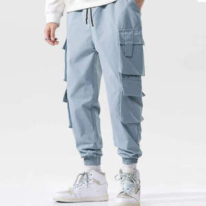 กางเกงวอร์มลำลองสำหรับผู้ชายกางเกงวิ่งกางเกงออกกำลังกายมีกระเป๋าด้านล่างสำหรับใส่วิ่ง - Product Image 2