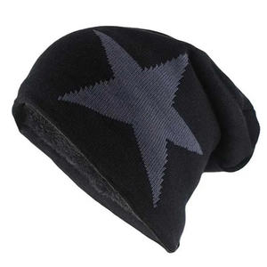 Gorro de invierno tejido con puños de algodón de alta calidad, gorros cálidos, gorros para bebés, estampado y Color personalizados - Product Image 4