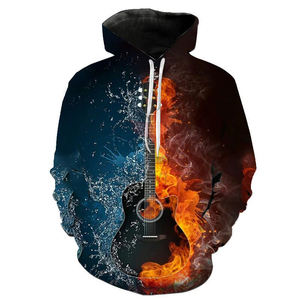 Sudadera con Capucha Personalizada por Sublimación, Bordada, para Hombre, Talla Grande, Otoño, Forro Polar Grueso de Poliéster/Algodón, con Colores y Logotipo Personalizados - Product Image 3