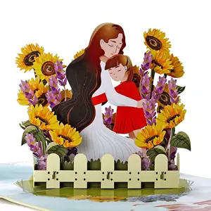 New Trend Gift 3D Popup Card for Mother's Day to say I love You 2023