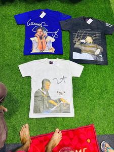 Camiseta de algodón de gran tamaño Big DTF Impresión Logo Top corto Ropa Tansy Industry 100% Algodón Fabricante Directo Precios bajos - Product Image 4