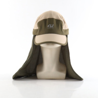 Sombrero de Sol 4ugear Legionnaire con Solapa para el Cuello, Malla Transpirable, Ala Ancha, para Senderismo, Pesca, Gorras para Hombre y Mujer
