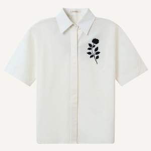 Camisa informal para mujer con bordado de signo de Rosa Servicios ODM Vietnam Hecho para todas las estaciones-Primavera Otoño Verano Invierno - Product Image 6