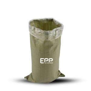 Top vente 25kg 50kg 100kg sac tissé en polypropylène personnalisé résistant recyclage vert pp tissé pierre île sac à ordures - Product Image 2