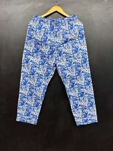 Conjunto de Pijama de Dos Piezas de Verano para Mujer, Nuevo, de Algodón con Estampado Floral, Cintura Elástica, Ropa de Dormir de Alta Calidad con Logotipo Frontal - Product Image 5