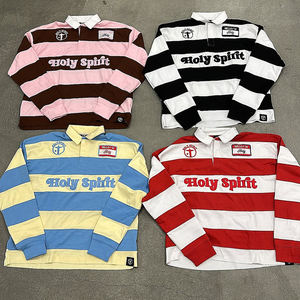 เสื้อเชิ้ตแขนยาวผู้ชายทรงปกติ ผ้าเจอร์ซีย์คอตตอน ระบายอากาศได้ดี คุณภาพสูง ดีไซน์เรียบง่าย ปรับแต่งได้ พร้อมลายปัก  สินค้ามาใหม่ - Product Image 1