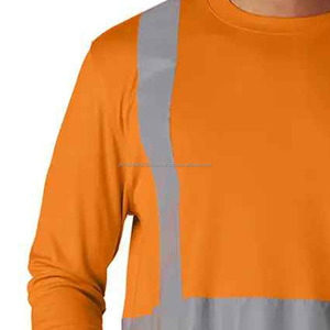 Camisa de Seguridad Reflectante de Alta Visibilidad Hecha a Medida con Mangas Largas para Hombre 2025, Camisa de Seguridad Personalizada para Uso en Exteriores - Product Image 4