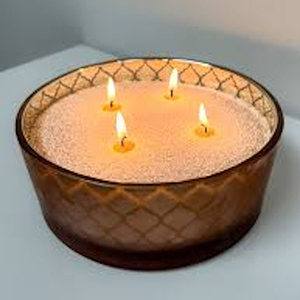 Pot de bougie en verre le plus vendu en forme de gobelet avec un long temps de combustion avec de la cire parfumée fabriquée et fournie par HHO - Product Image 4