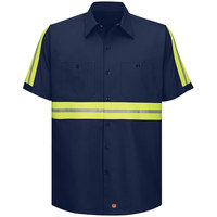 T-shirt de sécurité haute visibilité personnalisé avec logo, classe ANSI 1, respirant, 100 % polyester, maille réfléchissante, vêtements de travail