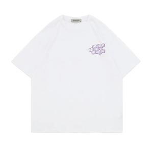 เสื้อยืดพิมพ์ลายตัวอักษรขนาดใหญ่พิเศษของผู้ชายเสื้อยืดผู้ชายพิมพ์ลายโอเวอร์ไซส์ผ้าคอตตอน100% ไหล่ทรงหลวมออกแบบได้ตามต้องการ - Product Image 5